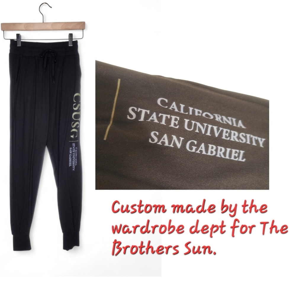 CSU San Gabriel Made For The Brothers Sun Jogger Pants in Black Size S